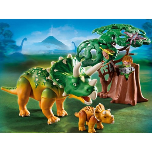 Playmobil Triceratops and Baby Set 5234
